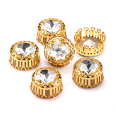Crystal Gemstone Flor redonda forma redonda